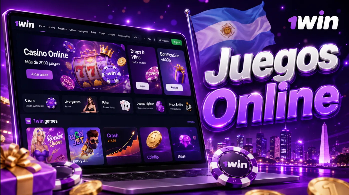 1win Juegos Online para Argentina con Slots Aviator y Casino en Vivo