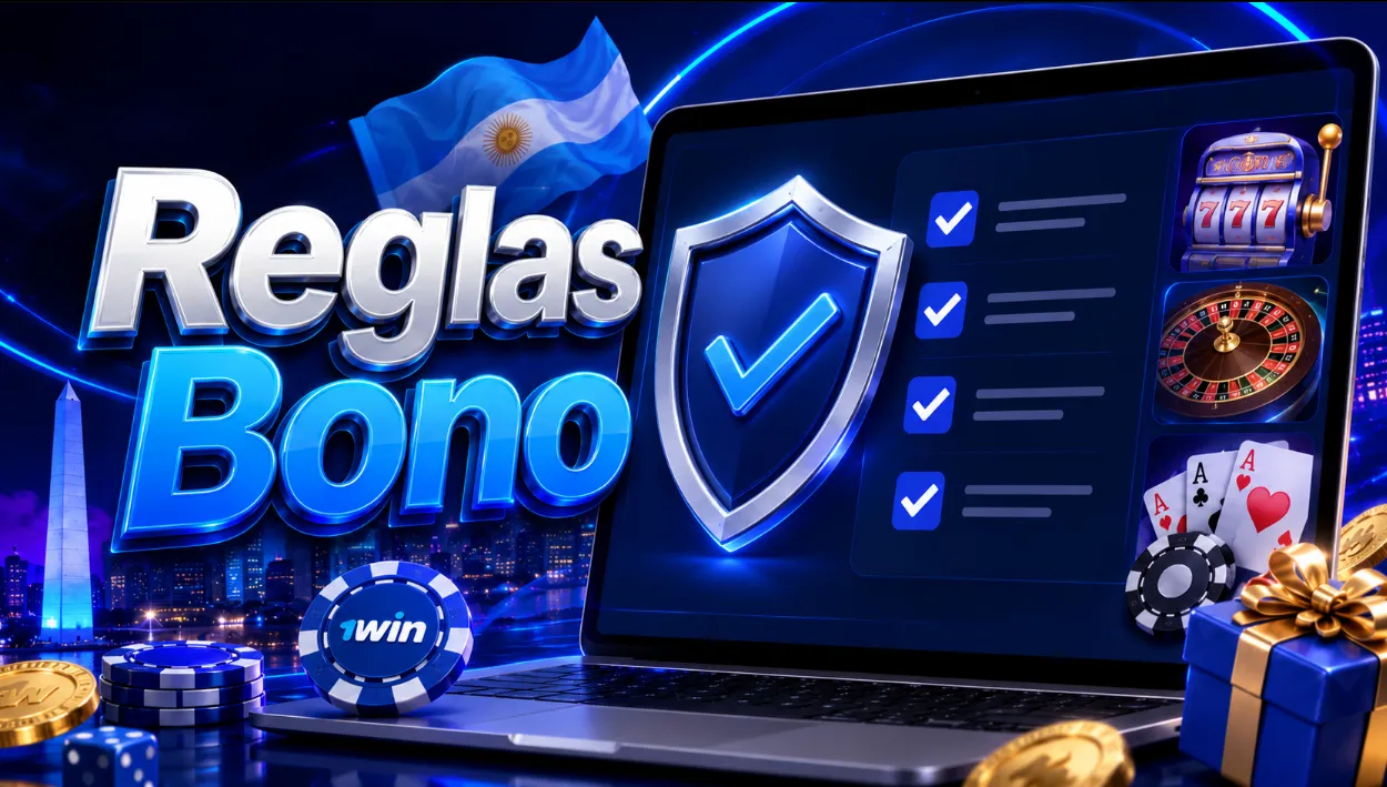 Reglas del bono de casino 1win antes de jugar